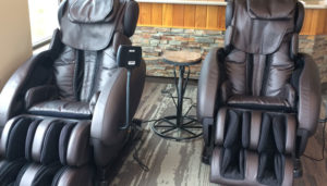 massage chairs at dentist office