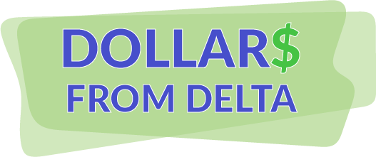 Dollar$ From Delta Logo.